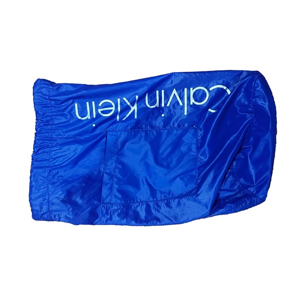 Calvin Klein Packable Puffer Jacket Vibrant Blue Size S - Picture 6 of 10